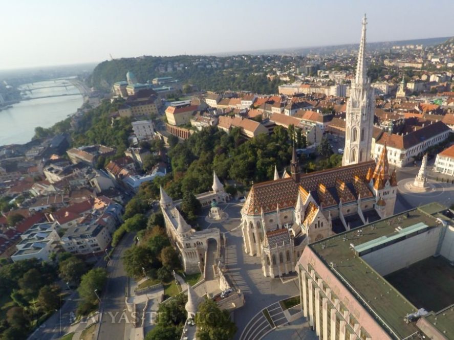 Matthias Church Budapest Aerial Photo