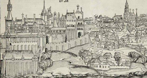 castles in the middle ages drawings
