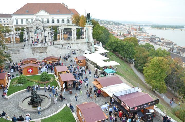 Chocolate Festival Budapest from Buda Castle