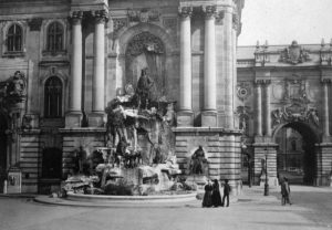 Matthias Fountain Budapest 1920 Buda Castle before WW2