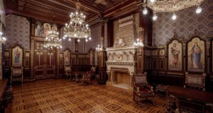 St Stephen's Hall Royal Buda Palace on Buda Castle Hill Budapest Szent Istvan Terem