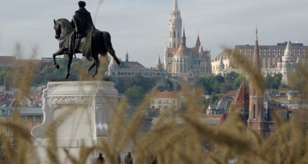 Matthias Church Buda Castle from Pest side