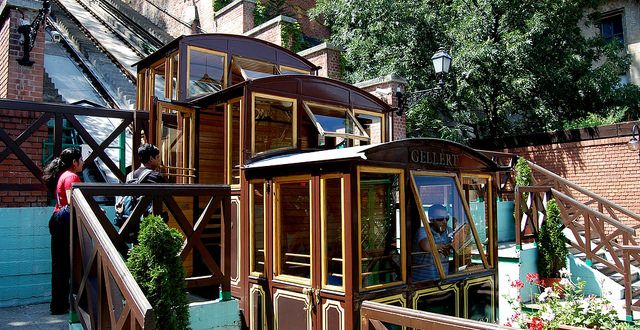 Funicular in Buda Castle, Budapest