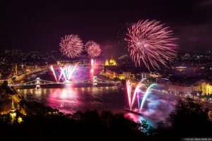 Budapest Fireworks Sho by Miroslav Petrasko