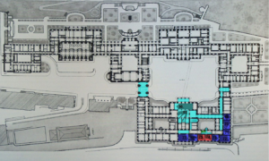 Floorplan of the Archducal Suites in the Buda Castle after 1902