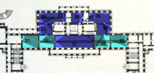 Floorplan of the Royal Suites in the Buda Castle