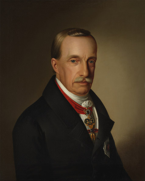 Archduke Joseph, the builder of the crypt. In a painting by Miklos Barabas