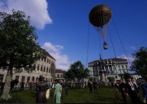 Buda Castle VR Tour with Virtual Reality Goggles Historical Walking Tour Reservation Budapest 19th century