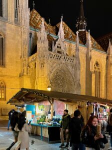 Budapest Matthias Church Christmas Fair Buda Castle District