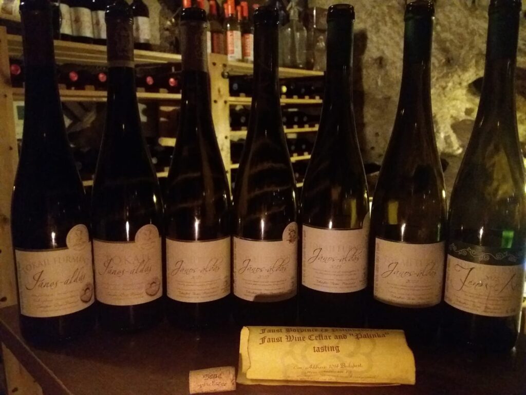 Castle Wine Cellar Budapest - Wine Selection